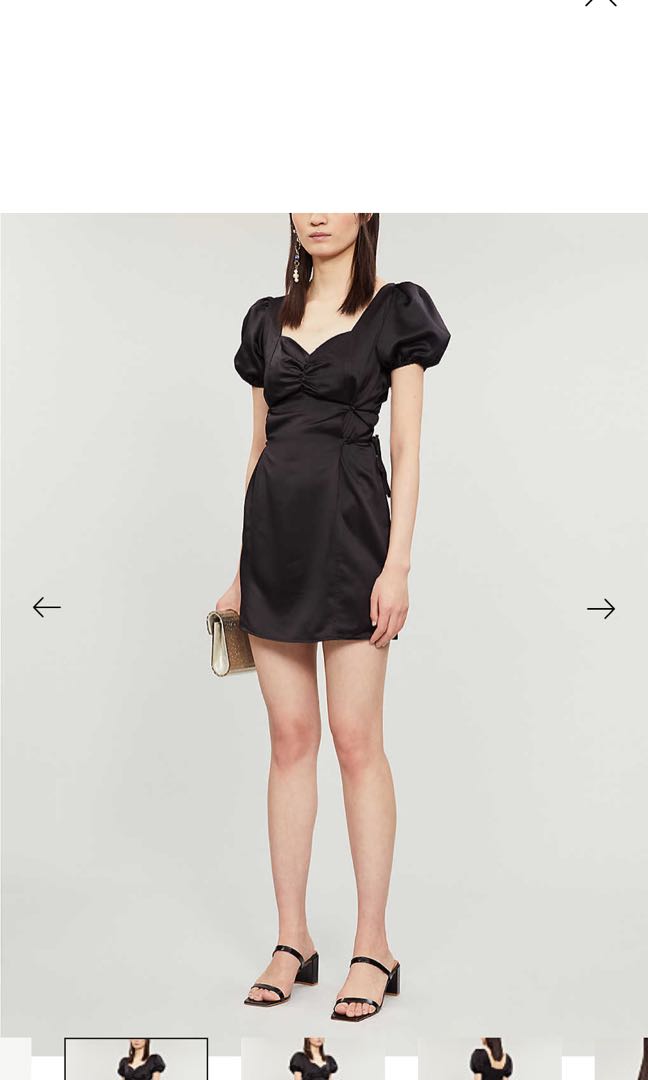 Topshop Prairie Satin Mini Dress