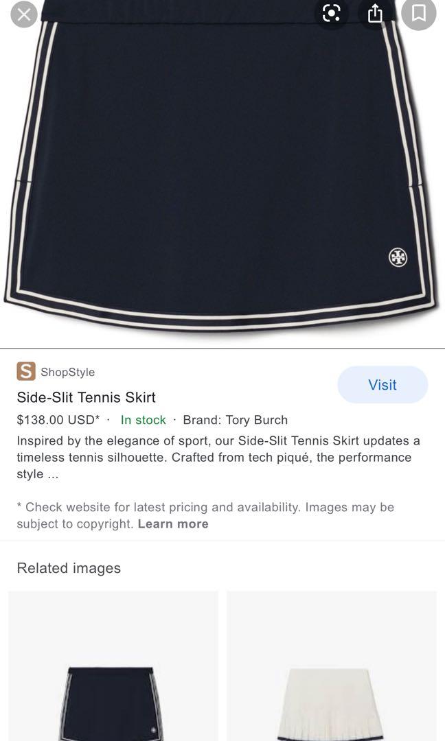 Tory Burch Sport Navy Tennis Skirt, Women's Fashion, Bottoms, Skirts on  Carousell