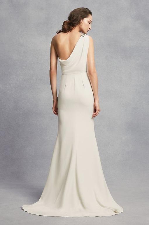 Sheath wedding dresses vera wang online