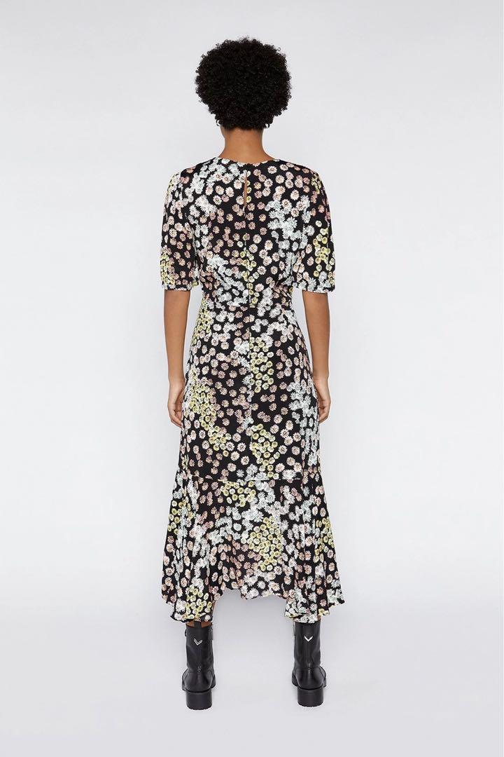 Warehouse daisy print dress sale