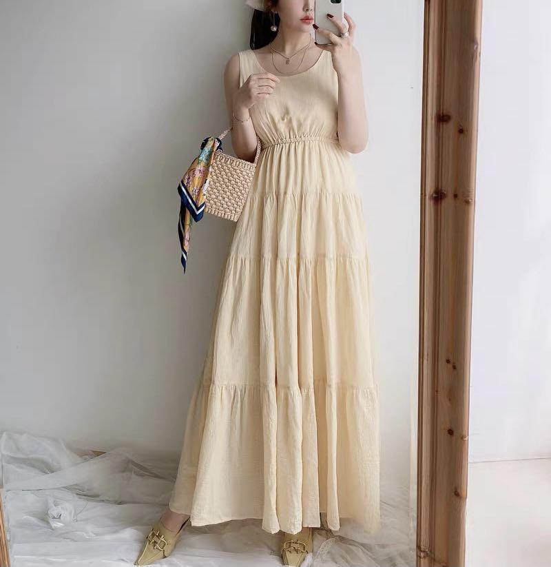 Who S Who Chico Sleeveless Tiered Dress One Piece Women S Fashion Dresses Sets Dresses On Carousell