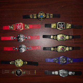 WWE CHAMPIONSHIP BELTS MATTEL LICENSED