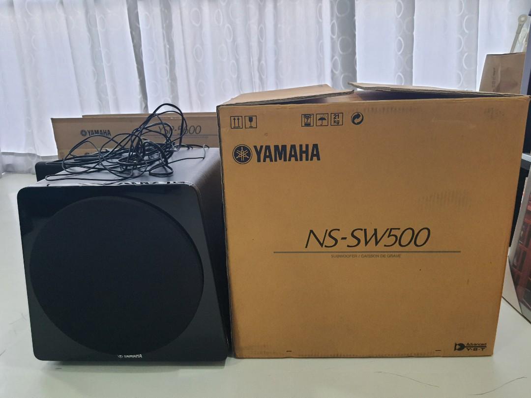 Yamaha NS-SW500 Subwoofer BLACK, Audio, Soundbars, Speakers