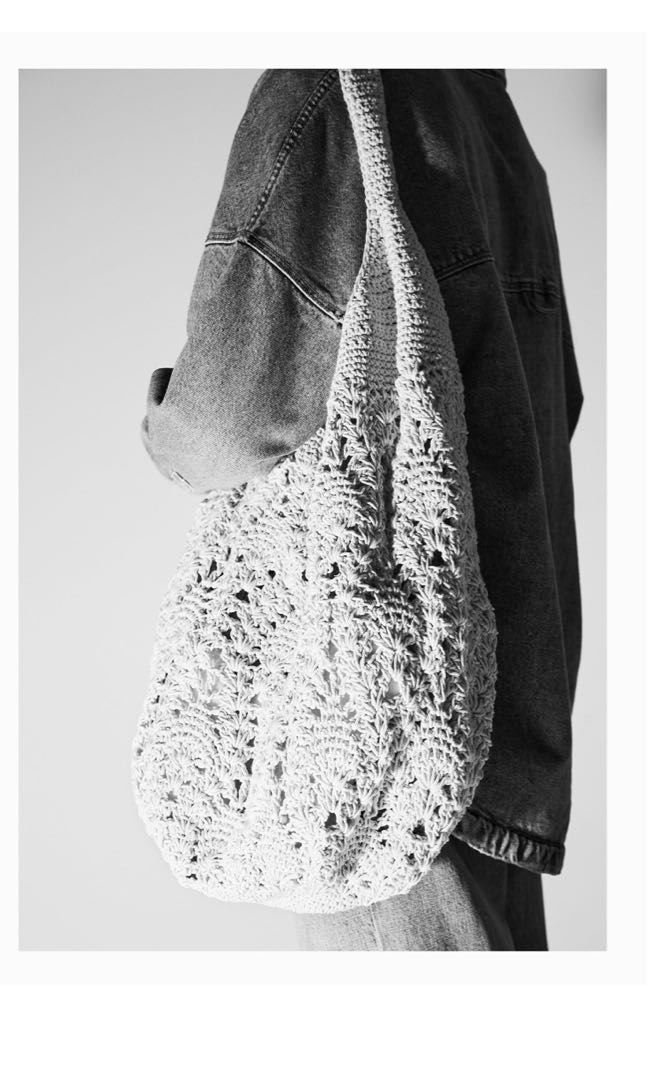 Zara sale crochet bag