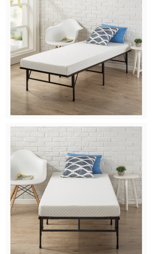 Narrow Bed Frame And Mattress Zinus, Narrow Twin Mattress Bed Frame