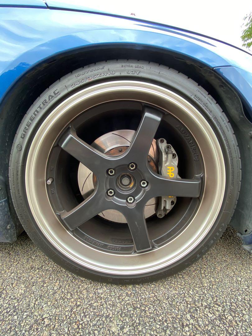 advan gt center caps