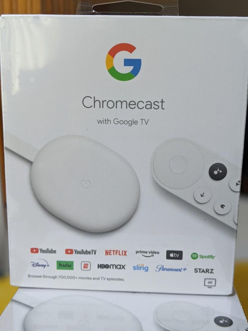 Chromecast with Google TV 4K 支援語音輸入, 電視及其他電器, 電視及