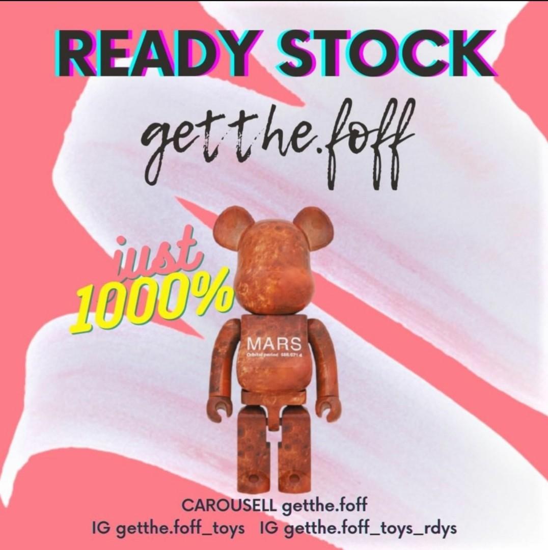 🙀現貨BE@RBRICK BEARBRICK MARS 1000% 火星, 興趣及遊戲, 玩具& 遊戲