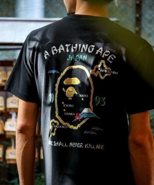 A Bathing Ape Bape 1st Tide brand bape track totem ape head print