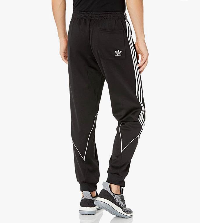 ADIDAS BIG TREFOIL ABSTRACT POLYESTER TRACK PANTS