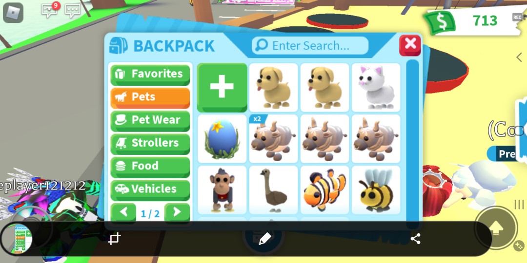 Adopt me Trading these pets and items :)), Video Gaming, Gaming