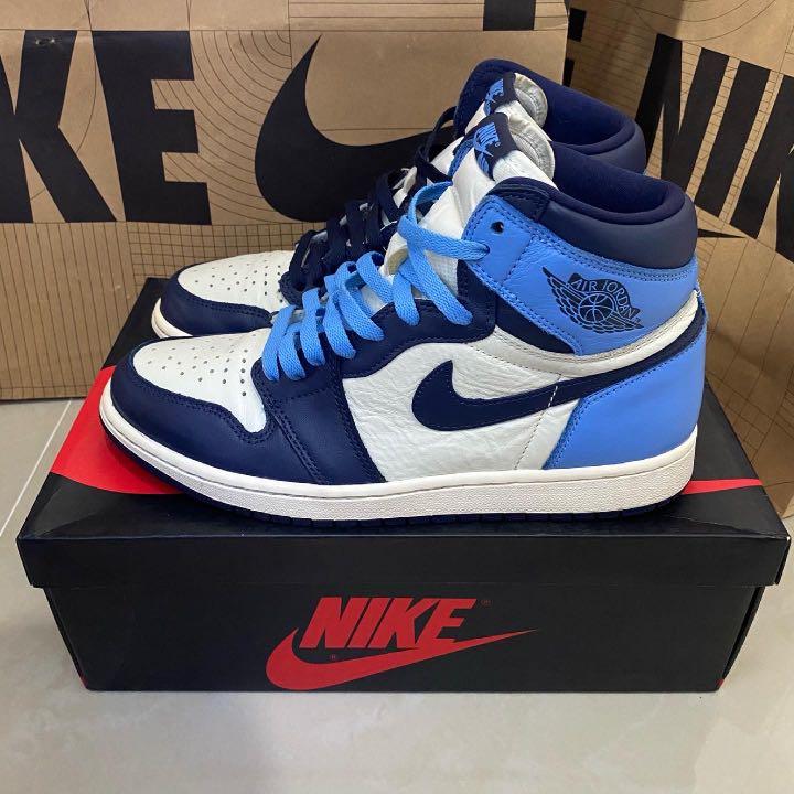 Air Jordan 1 Retro High Obsidian UNC, Men's Fashion, Footwear, Sneakers on  Carousell