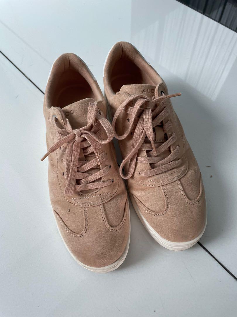 Peach colored women's sneakers Clearance