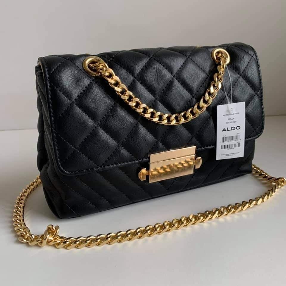 Aldo black hotsell chain bag