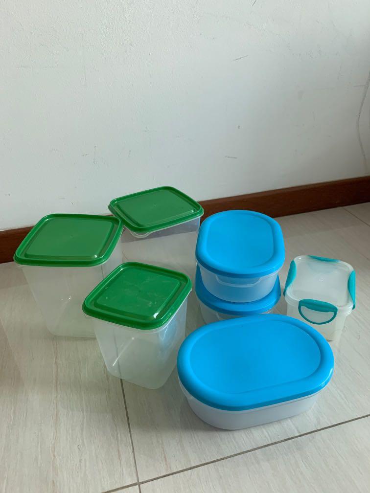 Assorted IKEA Tupperware / plastic containers, Furniture & Home Living, Kitchenware & Tableware
