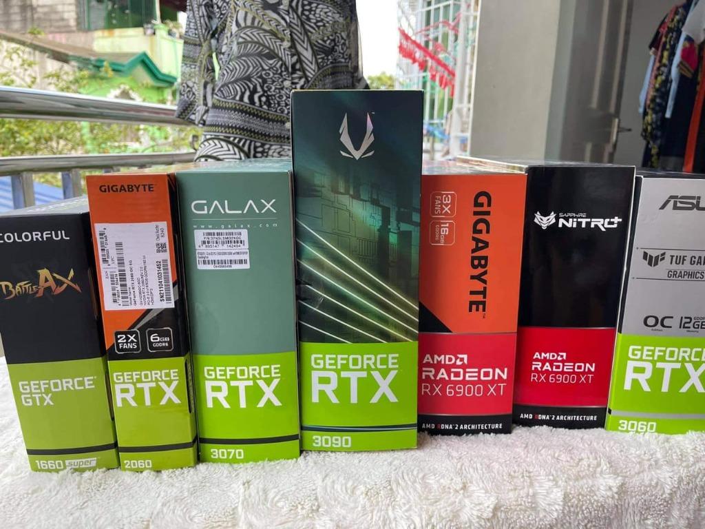 ASUS dual rtx2060 evo 6gb (Category: Computer Parts) located in Taguig. Submitted by triplealuxury (Listing ID 1093114399, Image 3). Description: Asus DUAL-RTX2060-O6G-EVO 6GB GDDR6 192-bit Graphics Card Php.35,300 brand new and sealed With 1 year store warranty 7 days replacement For sure buyer only and 100 % decided to buy this COD/walk in transactions ok BDO/BPI/Gcash Thank u and Happy Shopping.
