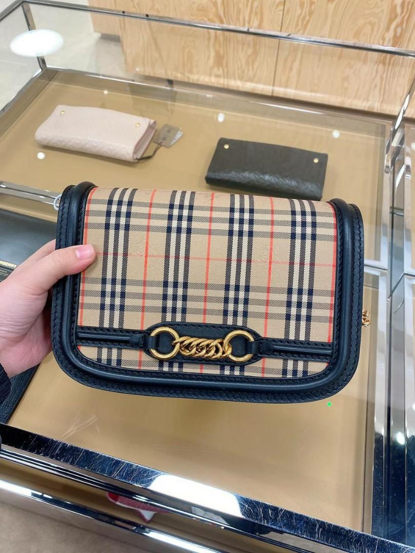 Burberry 1983 check link shoulder bag sales