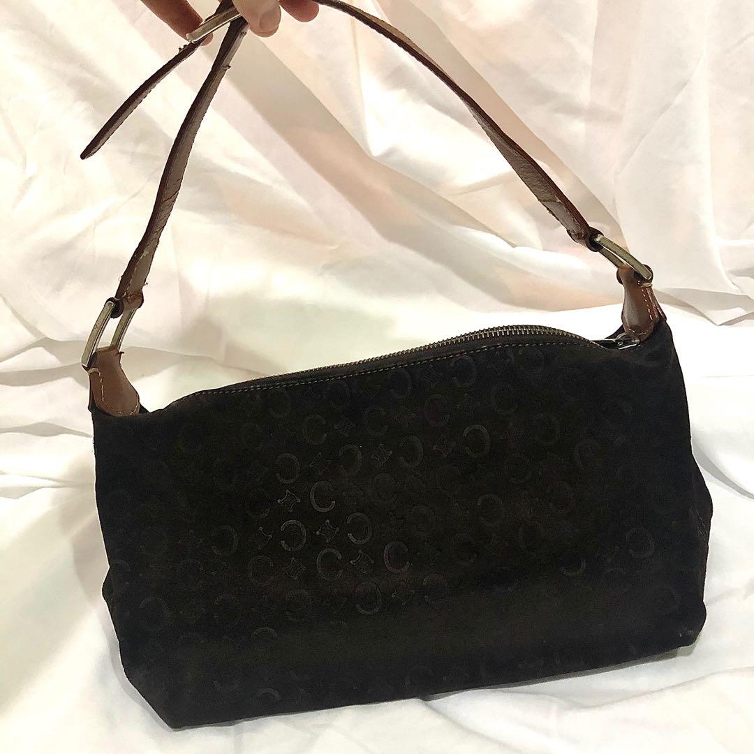 Celine Vintage Macadam Baguette/Pochette, Luxury, Bags & Wallets on  Carousell