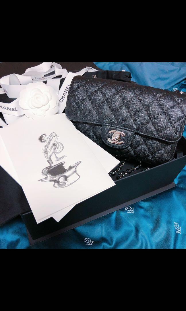 Chanel mini rectangular caviar discontinued clearance