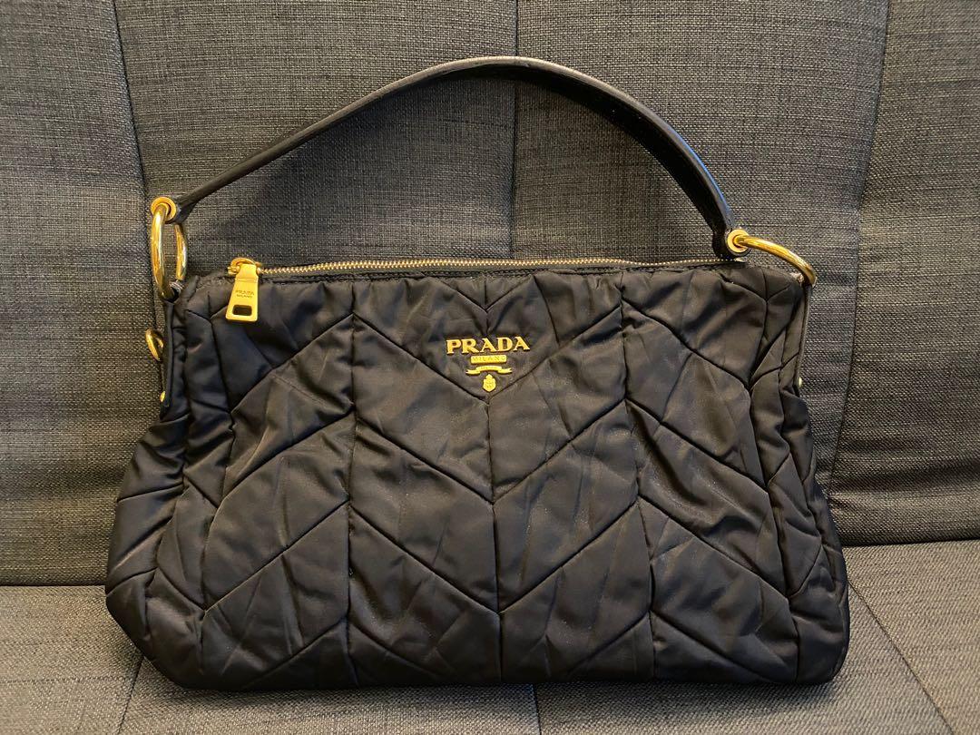 Authentic Prada nylon bag Women s Fashion Bags Wallets Shoulder Bags on Carousell