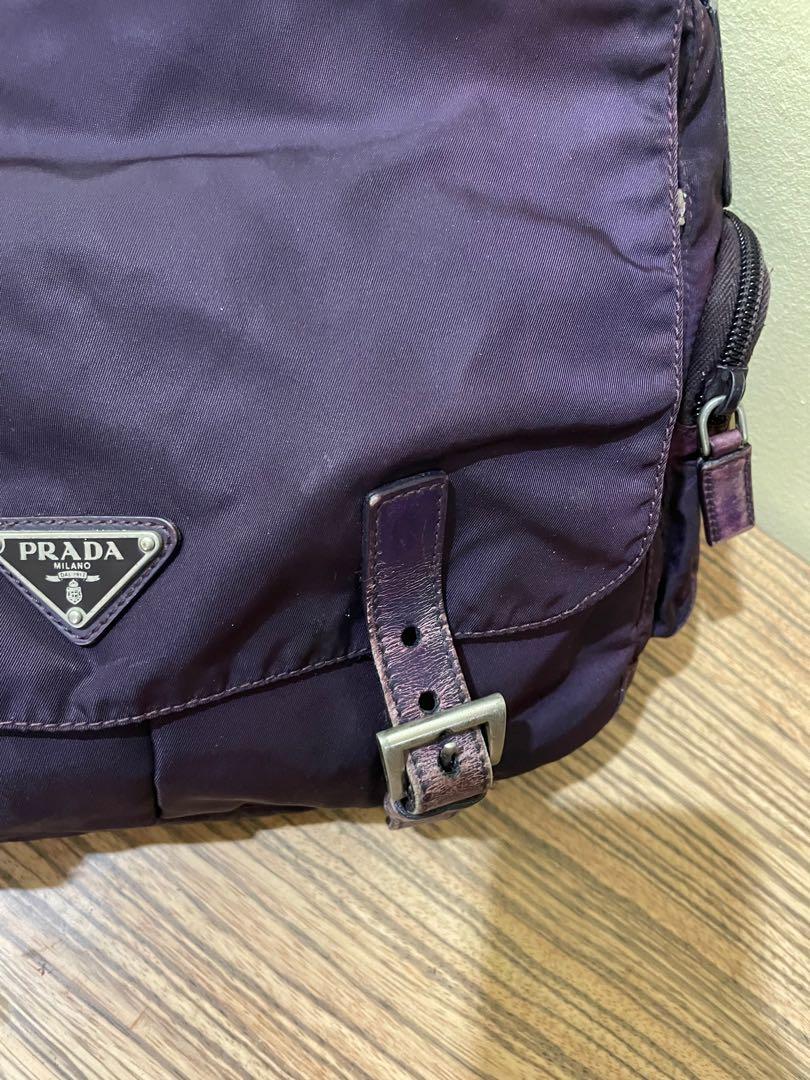 Authentic Vintage Prada Messenger Bag Men s Fashion Bags Sling