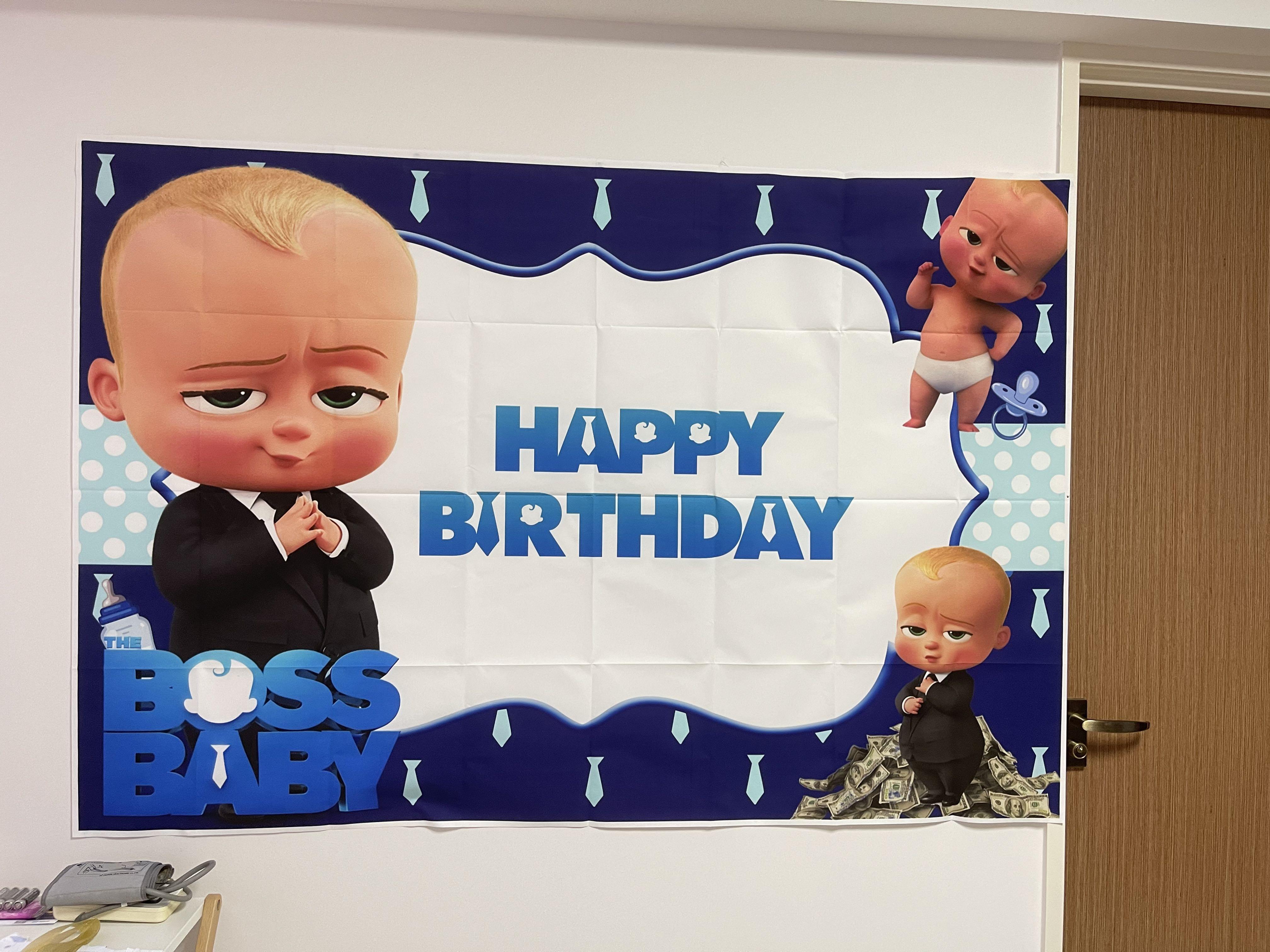Baby Boss 1st Birthday Deco Hobbies Toys Stationery Craft Occasions Party Supplies On Carousell