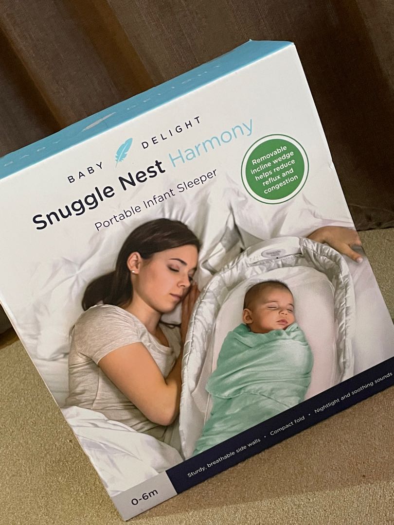 Baby Delight Snuggle Nest Harmony Portable Instant Sleeper Babies Kids Baby Nursery Kids Furniture Cots Cribs On Carousell