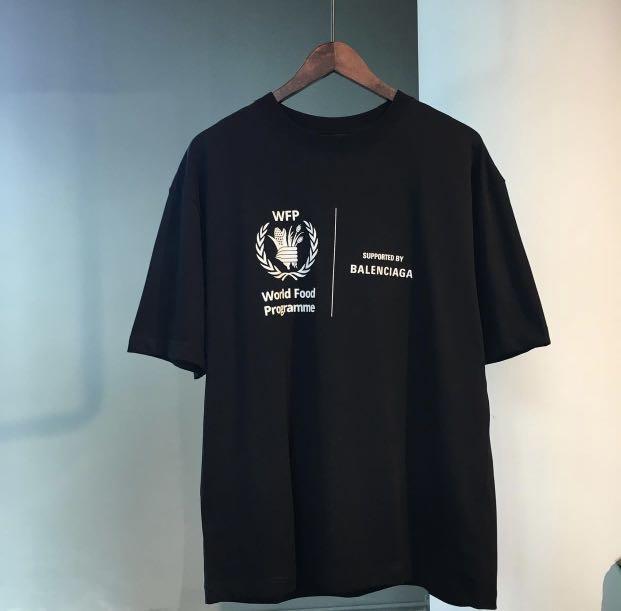 Balenciaga World Food Programme Overaize Premium Tee Bape