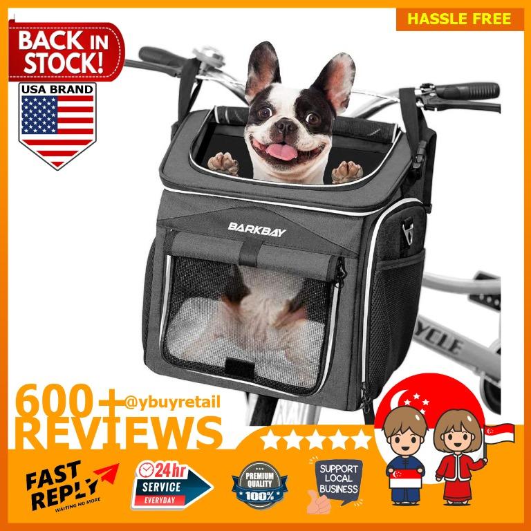 Barkbay pet carrier bicycle basket store