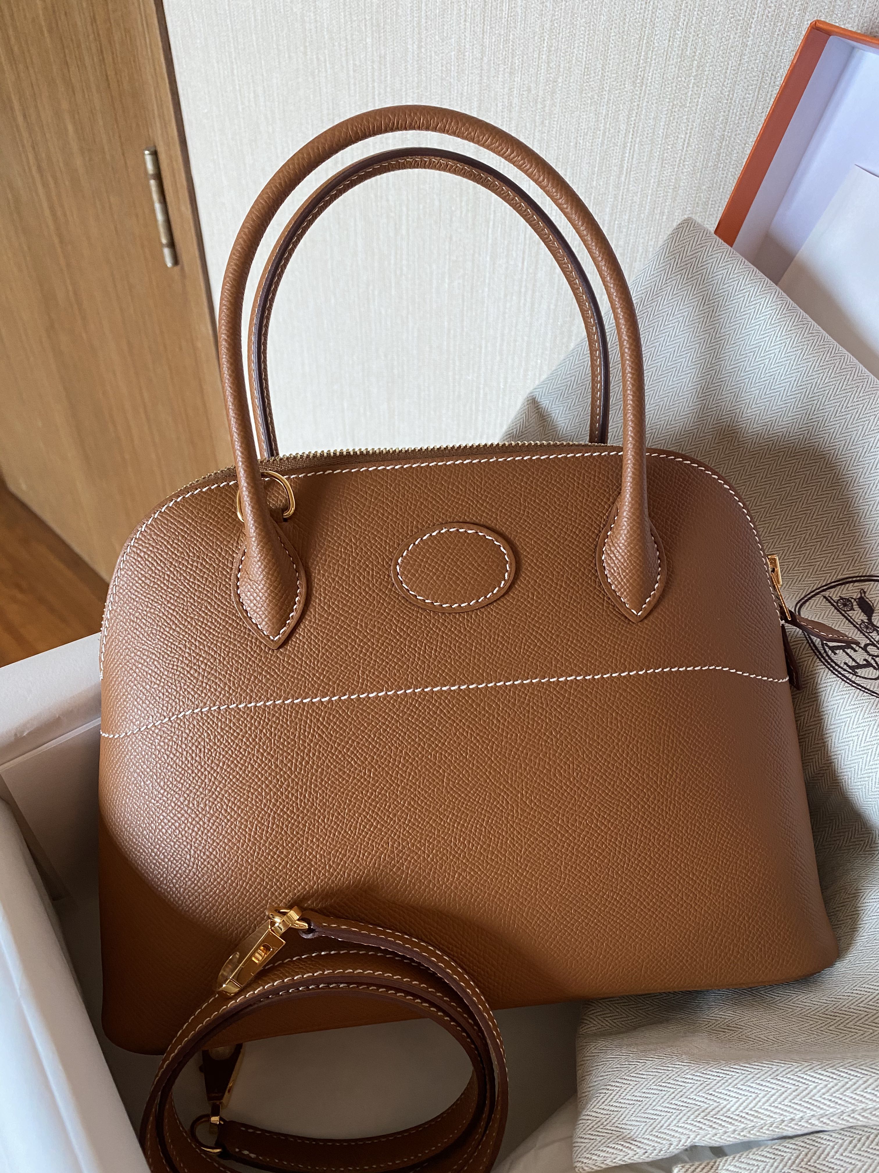Hermes bolide 27 gold 2025
