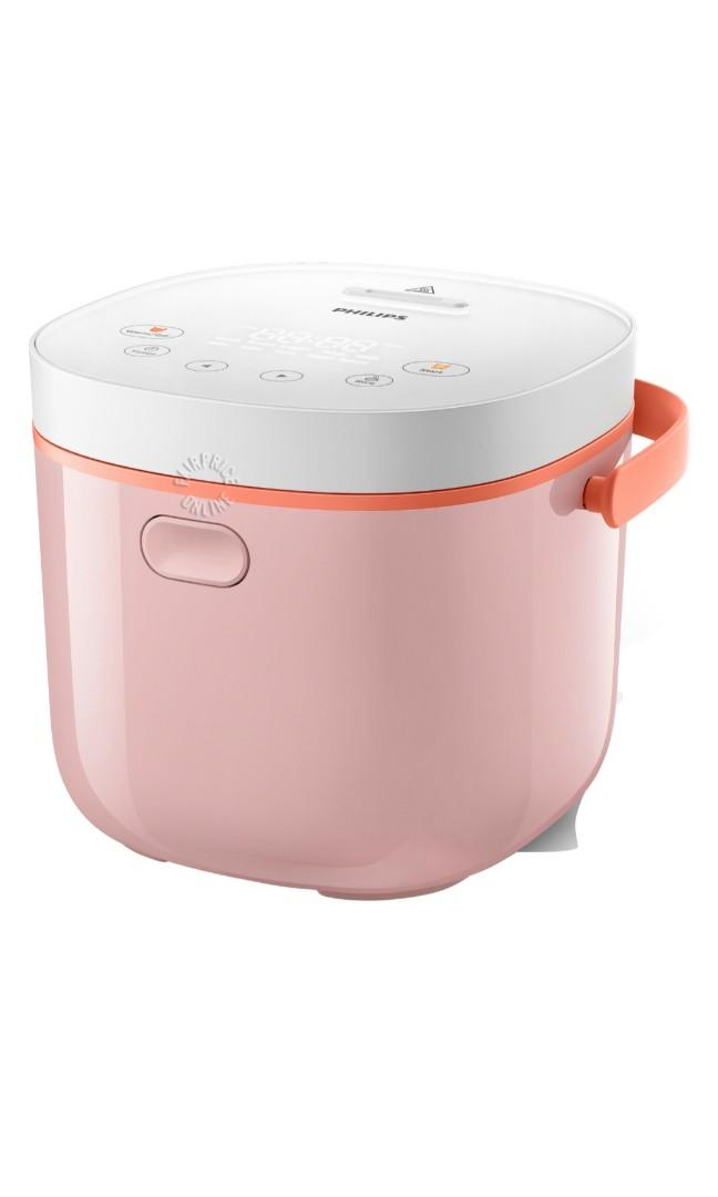 BNIB Philips Mini Rice Cooker in Pink (HD3070/52), TV & Home Appliances, Kitchen Appliances