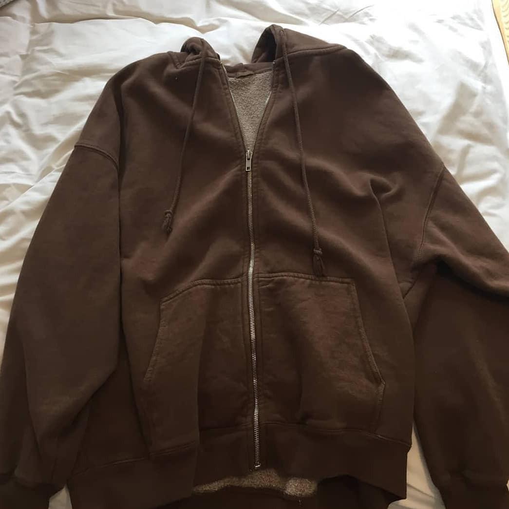 brown christy hoodie brandy