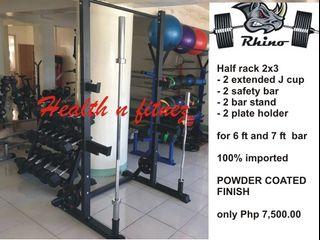 brand new half rack power cage exercise gym
