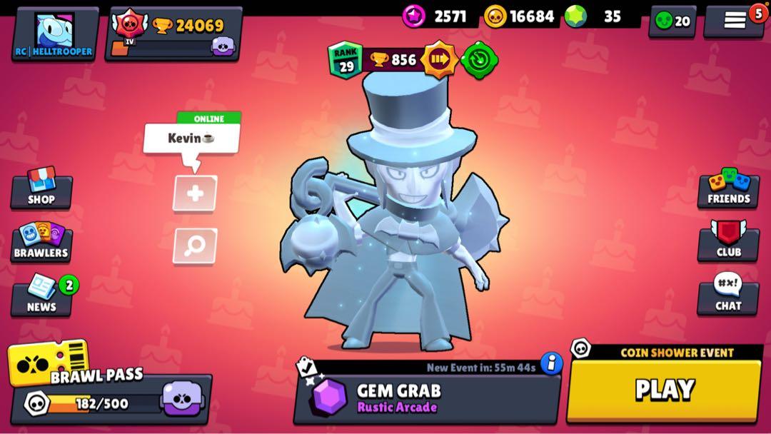 Brawl Stars Free Pushing Prefer Mortis Or Rico Video Gaming Video Games Others On Carousell - how to get rico in brawl stars for free