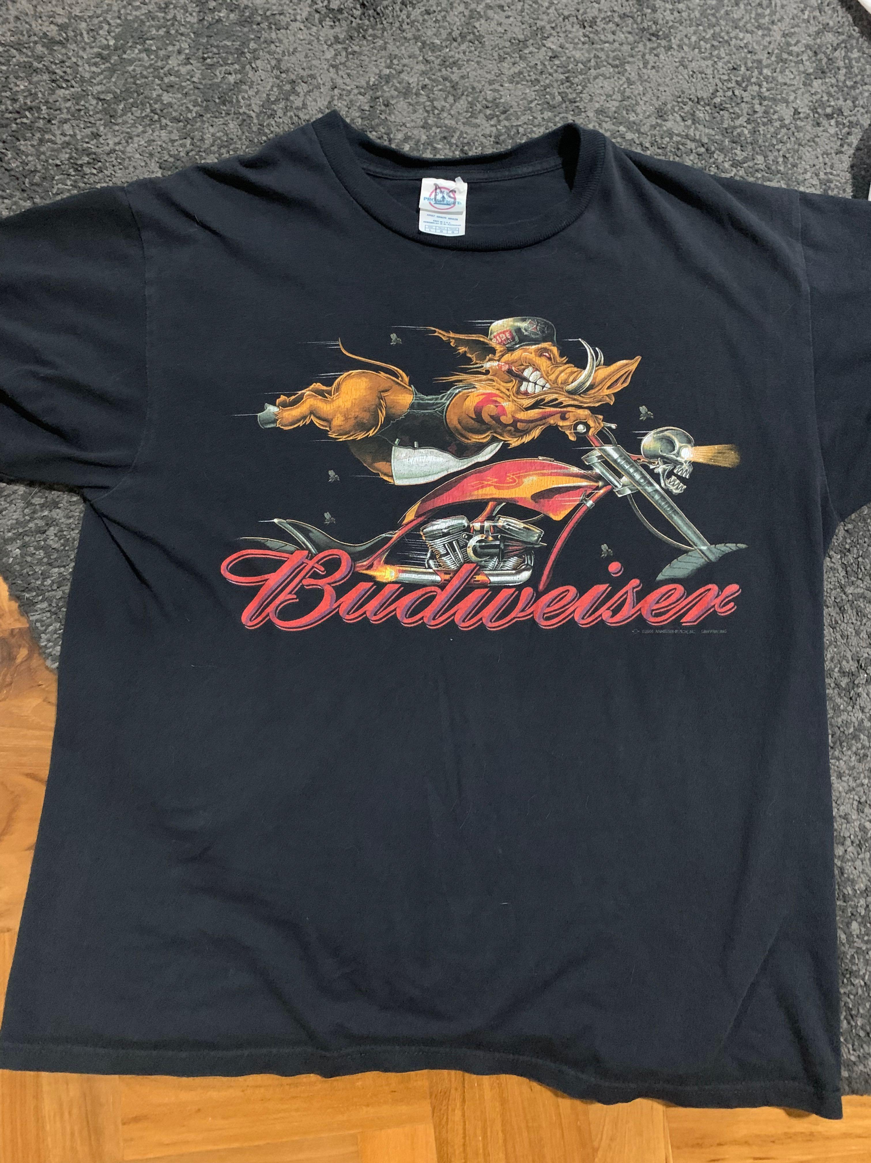 Budweiser Vintage Tee, Men's Fashion 