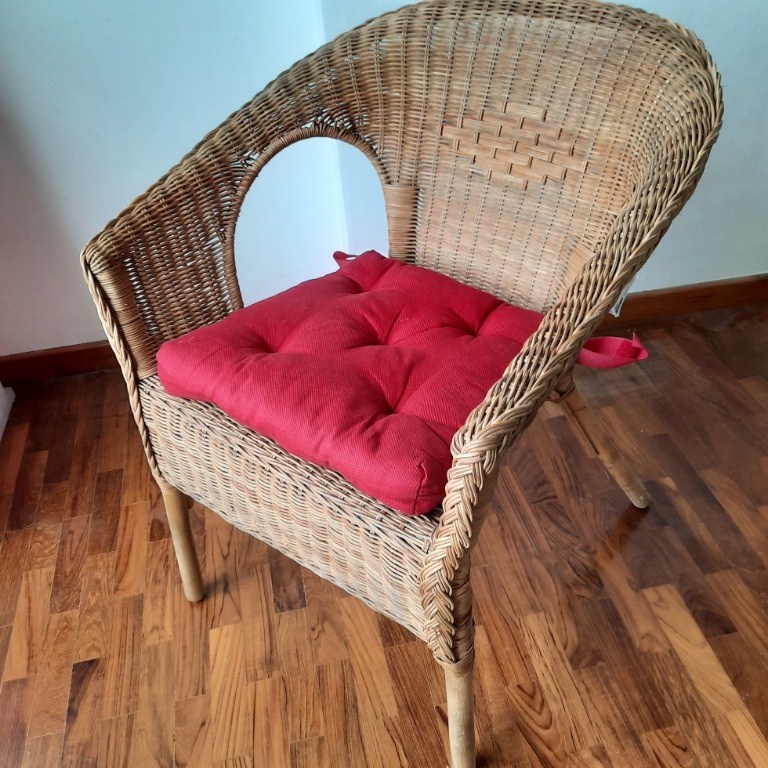 Ikea Cane Chair, Furniture & Home Living, Furniture, Chairs on Carousell