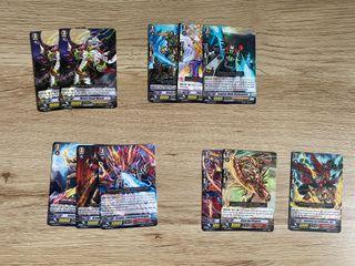 Cardfight Vanguard Narukami and Oracle Think Tank Cards