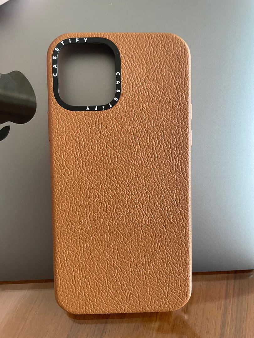 Casetify brown leather case Clearance
