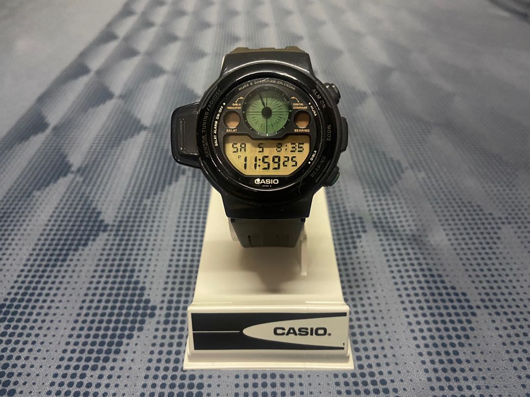 Casio CPW 310 Kiblat Waktu Solat Kalender Islam Vintage Rare Japan