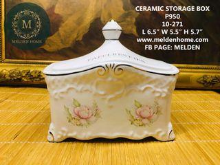 ceramic storage box