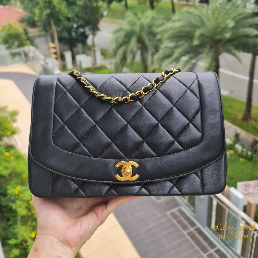 Royal Bag Spa Melbourne  On offer is this CHANEL DIANA vintage medium  single flap bag Chanel vintage Diana single flap bag named after  Princess Diana who owned the small version and