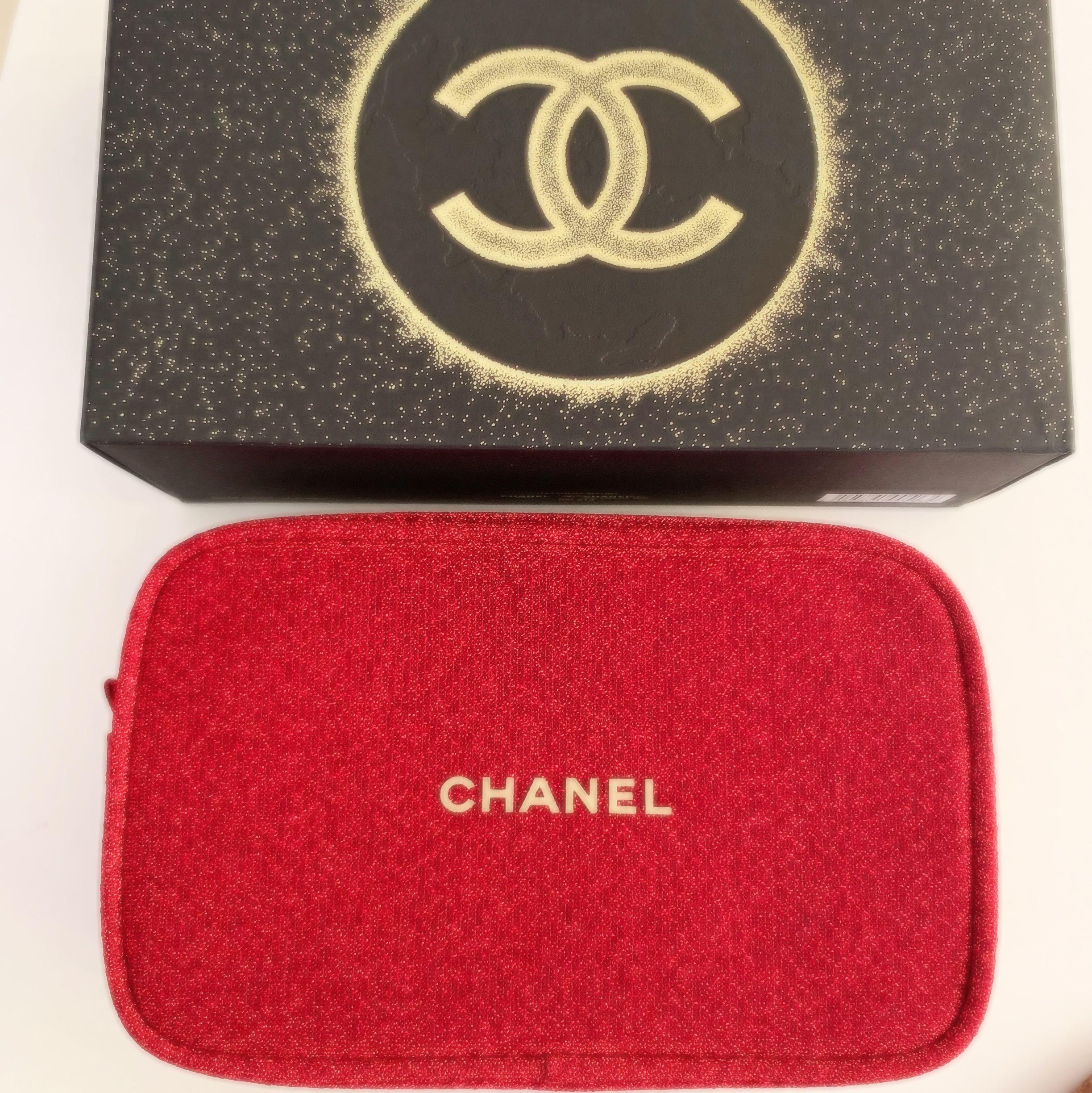 Chanel Glitter Pouch, Beauty & Personal Care, Face, Makeup on Carousell
