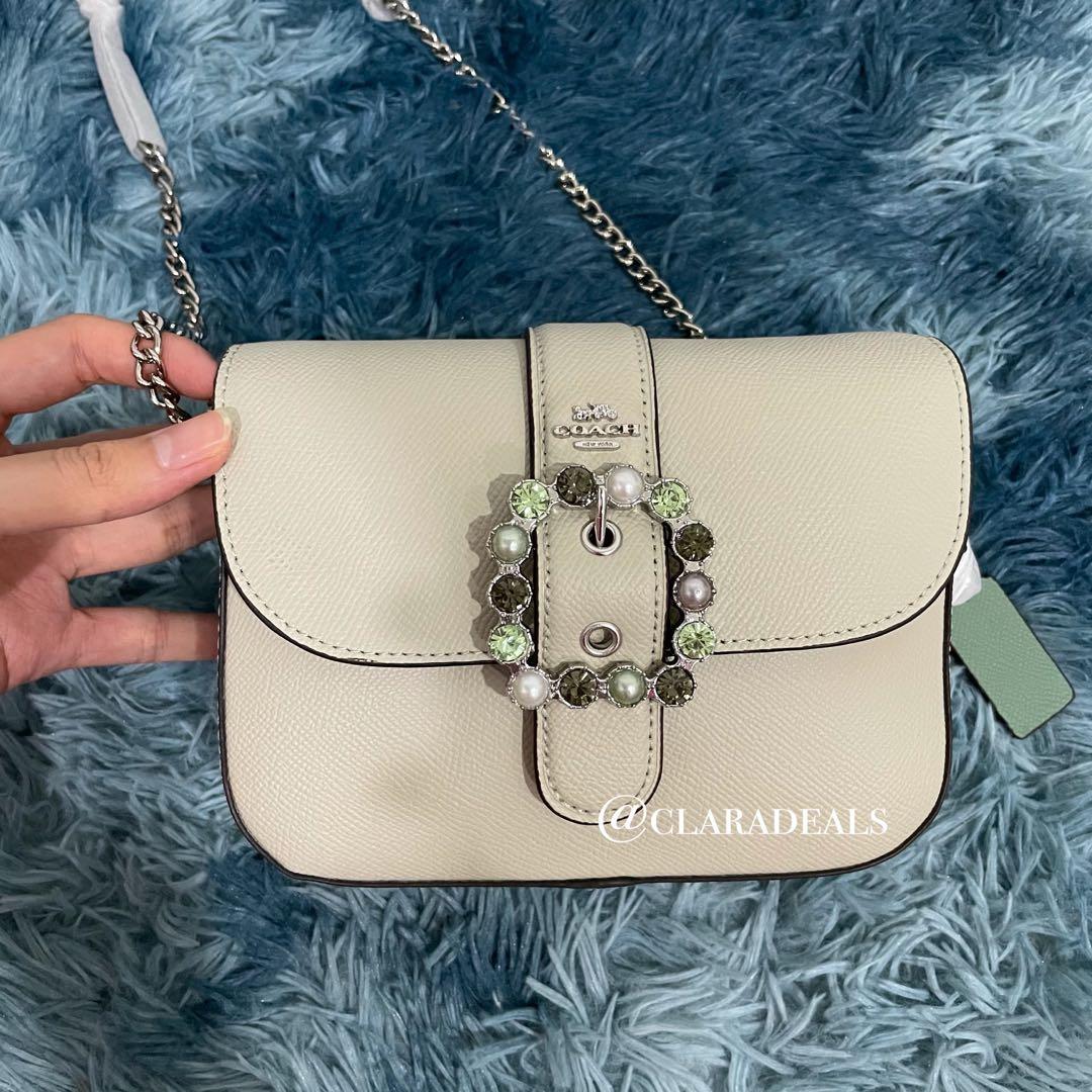 Mint green coach purse hot sale