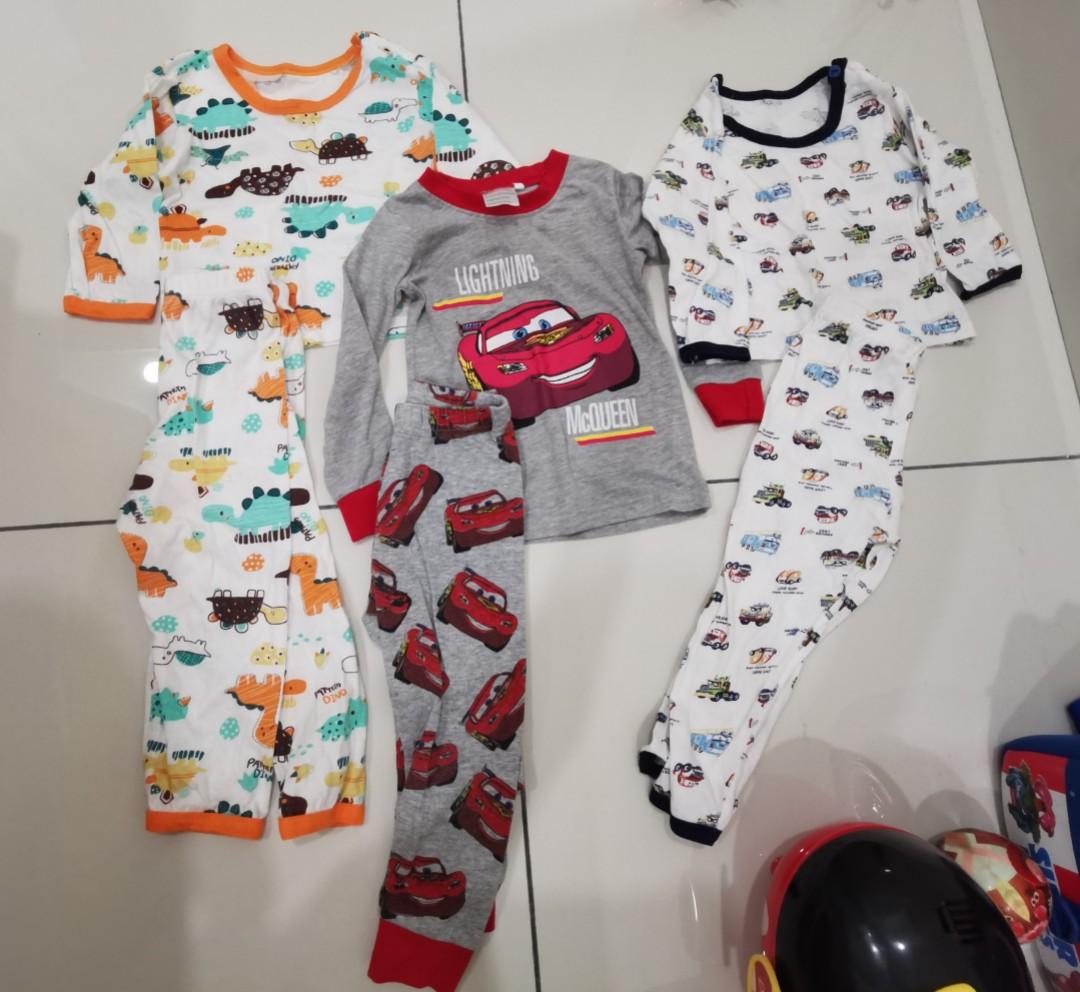Kids Pyjamas Silk Satin Kids Pajamas Baju Tidur Budak Baju Tidur Kanak Baju Tidur Kids
