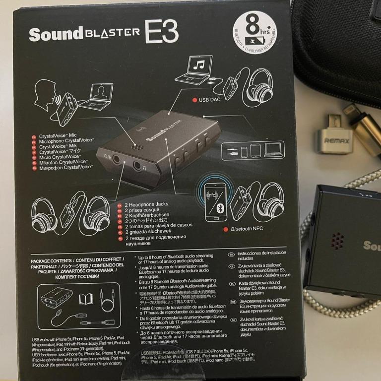 Sound blaster e3 best sale