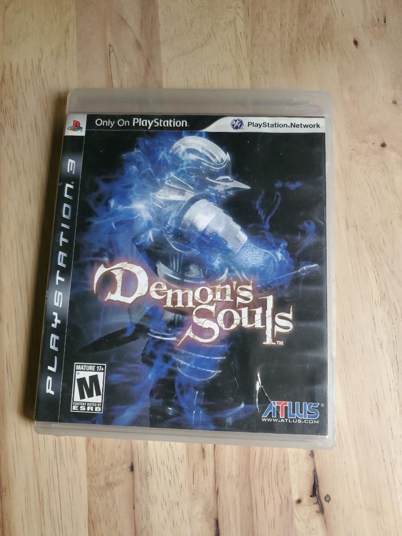 Demon souls Black label (Category: PlayStation) located in Caloocan City. Submitted by rarelittlethingsph (Listing ID 1093085709, Image 1). Description: demon souls black label Complete in box with papers ps3 version.
