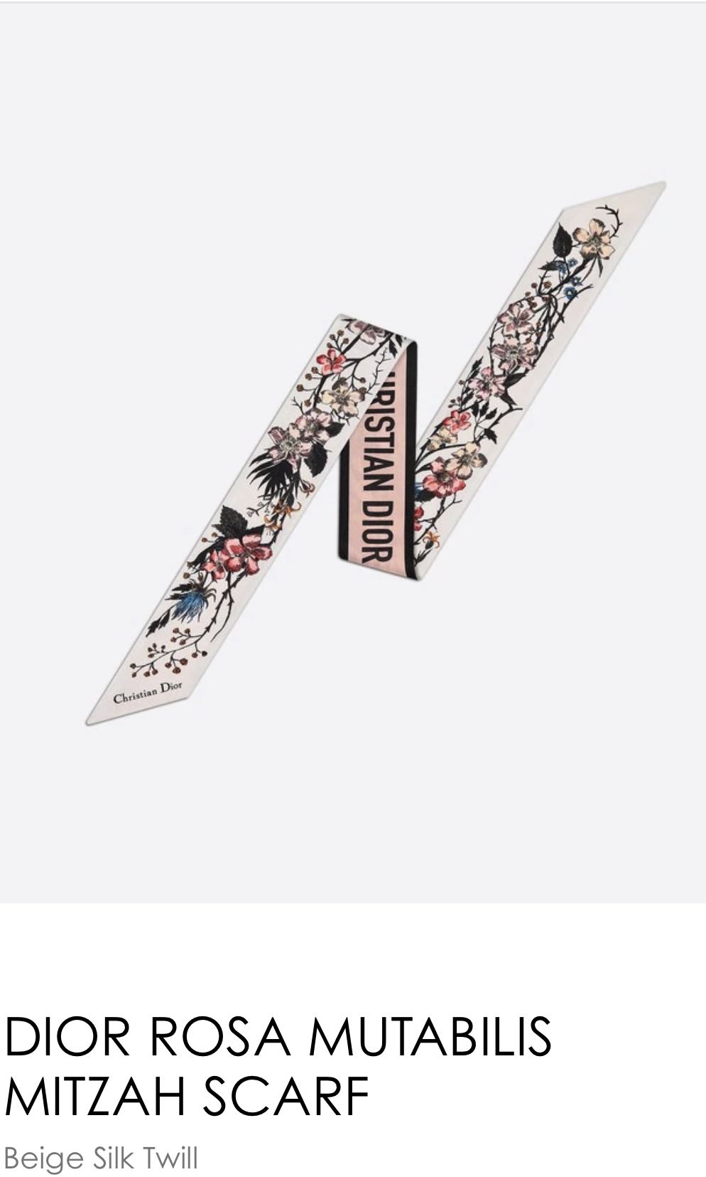Dior rosa mutabilis mitzah scarf cheap