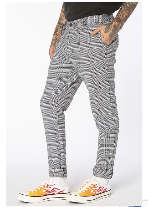 Elwood plaid outlet pants