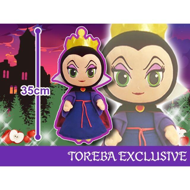 現貨 全新日版toreba限定景品disney 迪士尼反派villains 惡人系列白雪公主the Evil Queen 女王魔女毛公仔35cm高日本toreba直送 玩具 遊戲類 毛公仔