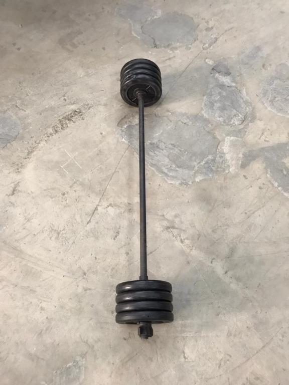 Fitness Equipment Don Oliver Pump Barbell Set With Original Clip 20KG